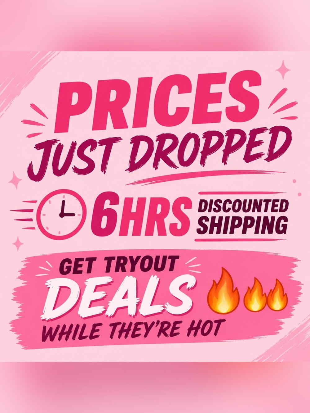 "Prices Just Dropped"